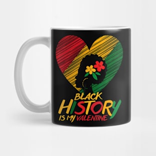 Black History Month Is My Valentine Mug